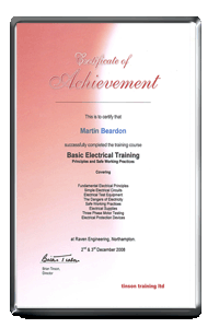 certificate sample