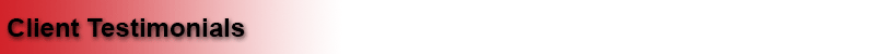 client testimonials